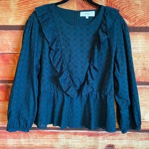 Textile Elizabeth & James Eyelet Blouse